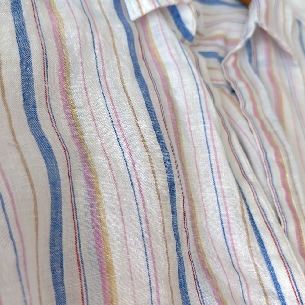 Gap Multi Stripe Linen Tunic - Picture 3 of 5